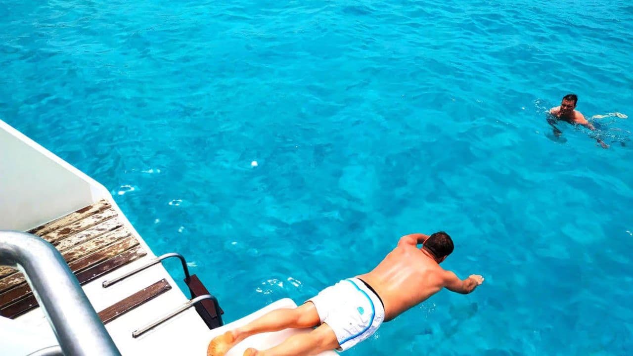 Party boat catamaran excursion (Taino Bay and amber cove)