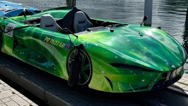 San Juan: Water Jet Car Green Infinity Experience