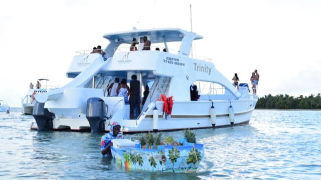 Punta Cana: Party Catamaran with Snorkeling & Private Beach