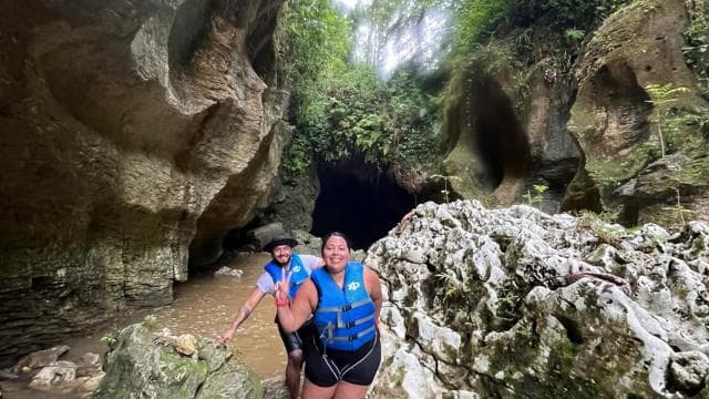 Caves, Canyon & Waterfall Adventure in Charco Azul