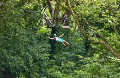 Puerto Plata/Amber Cove: Zipline and Waterfalls with Lunch
