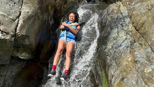 El Yunque Rainforest Famous Waterslide, Waterfalls