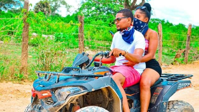 From punta: 4 wheels ATV 4x4 adventur+Macao beach and Cenote