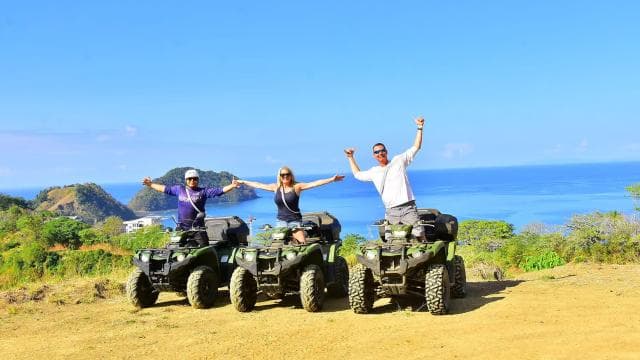 Jaco: 3 HRS ATV Adventure with Waterfalls and Sky View