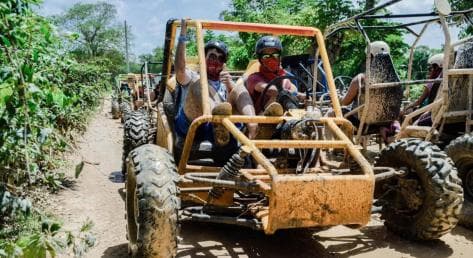 Playa El Valle Adrenaline Adventure on Buggy from Samana