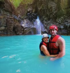 Dive into the thrilling adventure at the Damajagua Waterfalls in Puerto Plata