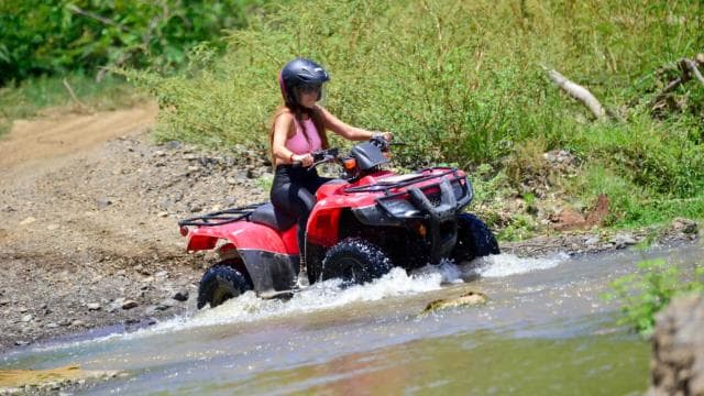 From San Jose: Jungle, Beach and River ATV Adventure