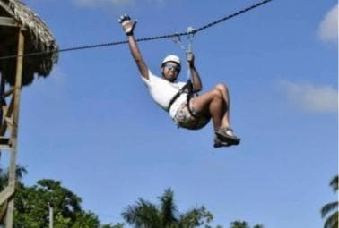 Private: Punta Cana ZipLine Adventure with Suspension Bridge