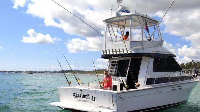 Punta Cana offshore private fishing charter "Sherlock" 39 '