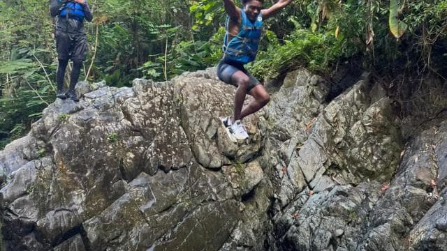 El Yunque Rainforest Famous Waterslide, Waterfalls