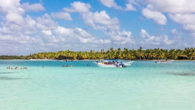 From Punta Cana: Saona Island Cruise with Private Beach