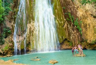 El Limon Waterfall & Bacardi Island Full-Day Adventure