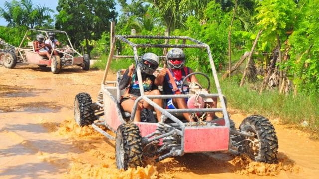 Dominican Buggy from Punta Cana with Beach and Cenote