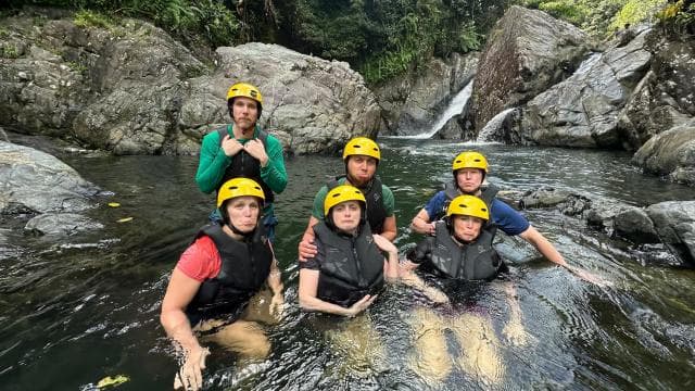San Juan: El Yunque Tour Water Slide, Rope Swing & Pickup