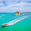Four Adventures: Parasailing, Snorkeling Cruise, Sharks & Rays in Natural Pools from Punta Cana