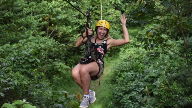 La Fortuna: Zip Line Experience and Thermal Pools