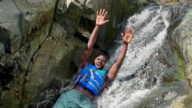 San Juan: Transport to El Yunque Famous Waterslide Adventure