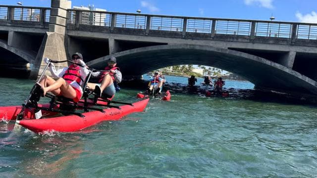 San Juan: Eco-Tour Chiliboats Waterbike, Condado Lagoon