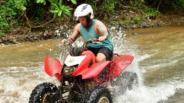 From Jaco Beach: Jungle, Beach and River ATV Adventure