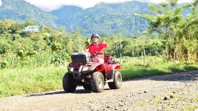 From Manuel Antonio: ATV Tour Half Day Trip with Pick-up
