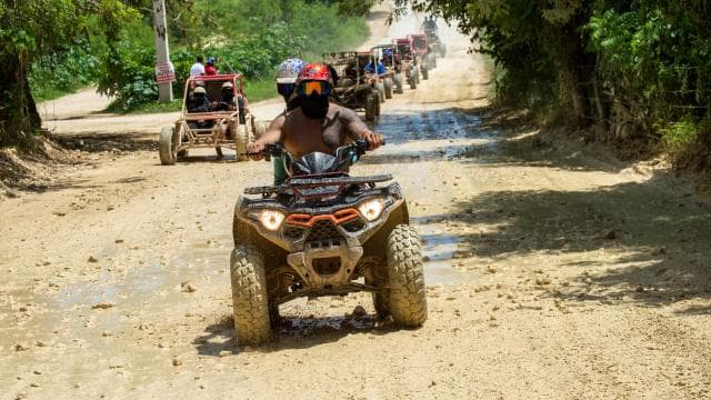Punta Cana: ATV Tour with Underground Cave and Macao Beach
