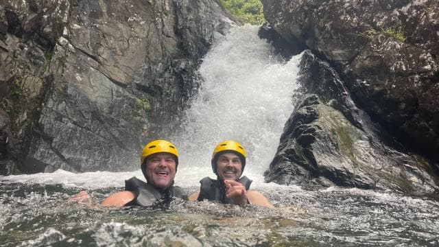 San Juan: El Yunque Tour Water Slide, Rope Swing & Pickup