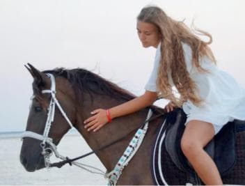 Makadi Bay: Horse Riding in Desert & Sea w Guide + Transfers