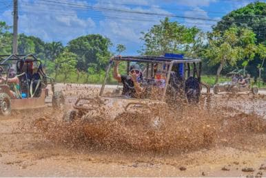 Punta Cana: Off-Road ATV Tour, Buggy Macao Beach. Free Pickup