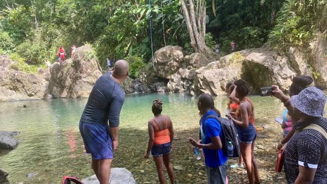 Secret Path to Tinajas Falls (El Yunque Rainforest)