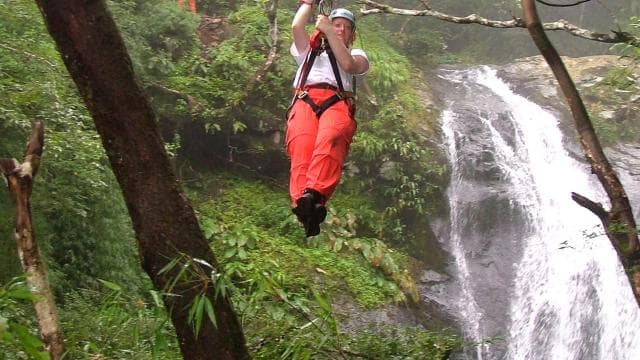 Puntarenas: Zip Line Canopy Tour Over 11 Waterfalls
