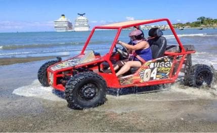 Private: Macao Dune Buggy Adventure with Cenote Swim