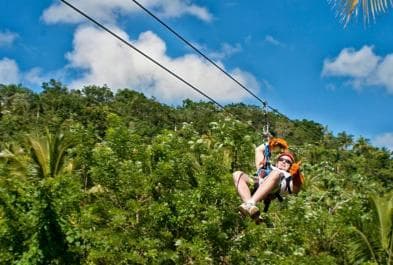 Los Haitises: Kayak and Zipline experience and lunch