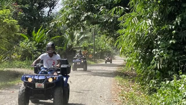 Puerto Viejo Talamanca: Quad Tour with 2 Waterfalls