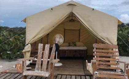 Bahía de las águilas glamping experience from Santo Domingo