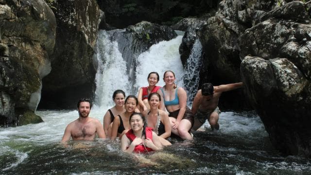 From San Juan: El Yunque Waterslide with Transportation