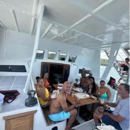 Private catamaran for groups for groups with Lunch & Drinks