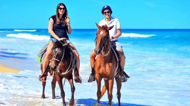 Horseback Riding at Macao Beach and River with Transfers