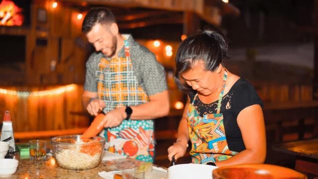 Combo Cooking Class and Salsa Dance Lesson