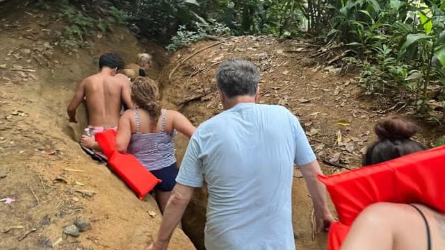 El Yunque hike ,river and water slides excursion