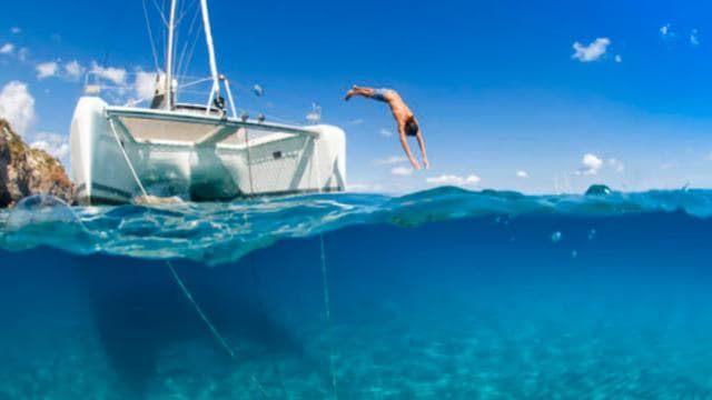 Fajardo: Catamaran Day Cruise to Palomino Island with Lunch