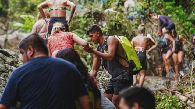 From San Juan: El Yunque Rainforest and Waterslide Tour VIP