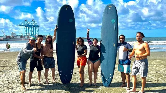 Puerto Limon: Surf lessons with Local legends in Moin Beach