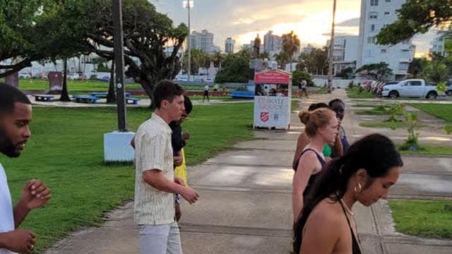 Latin Zumba Beach Class in San Juan, Puerto Rico