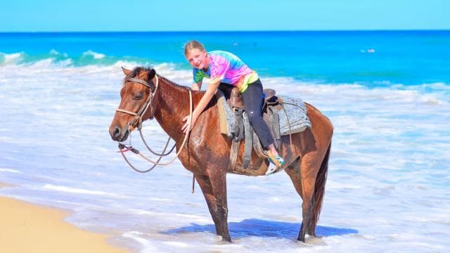 Horseback Riding at Macao Beach and River with Transfers