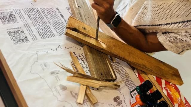 Caribbean Driftwood Making in San Juan