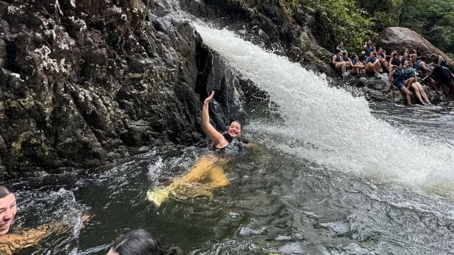 El Yunque Rainforest Famous Waterslide, Waterfalls