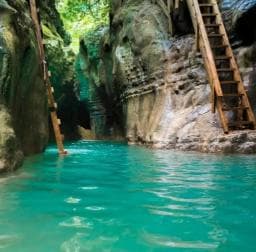 Dive into the thrilling adventure at the Damajagua Waterfalls in Puerto Plata