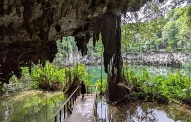 Private: Santo Domingo: Los Tres Ojos & Boca Chica Day Trip