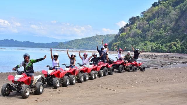 From San Jose: Jungle, Beach and River ATV Adventure