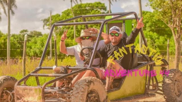 From Bávaro: Buggy Tour to Macao Beach and Cenote